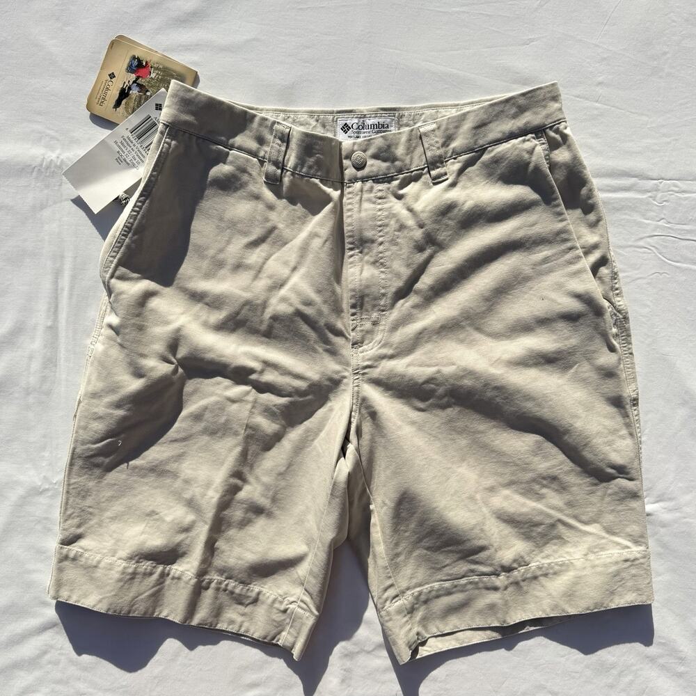 Columbia ROC Khaki Shorts Mens 32 Inseam 10 Hiking Chino